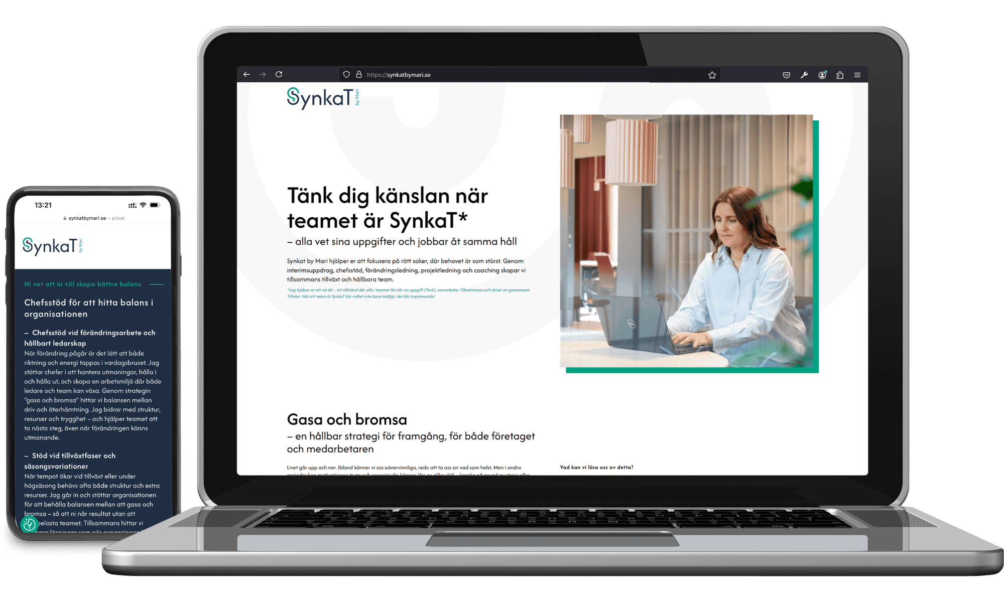 Digitalt visitkort SynkaT by Mari
