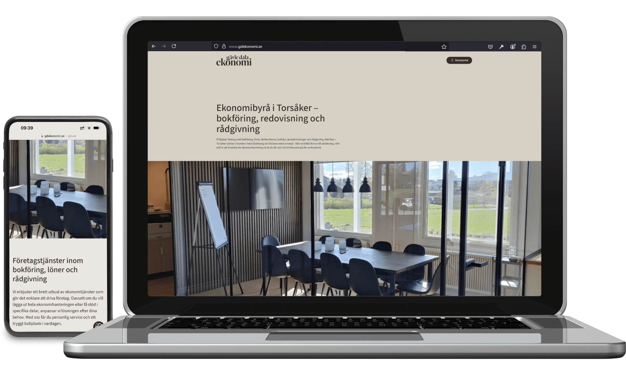Digitalt visitkort Gävle Dala Ekonomi