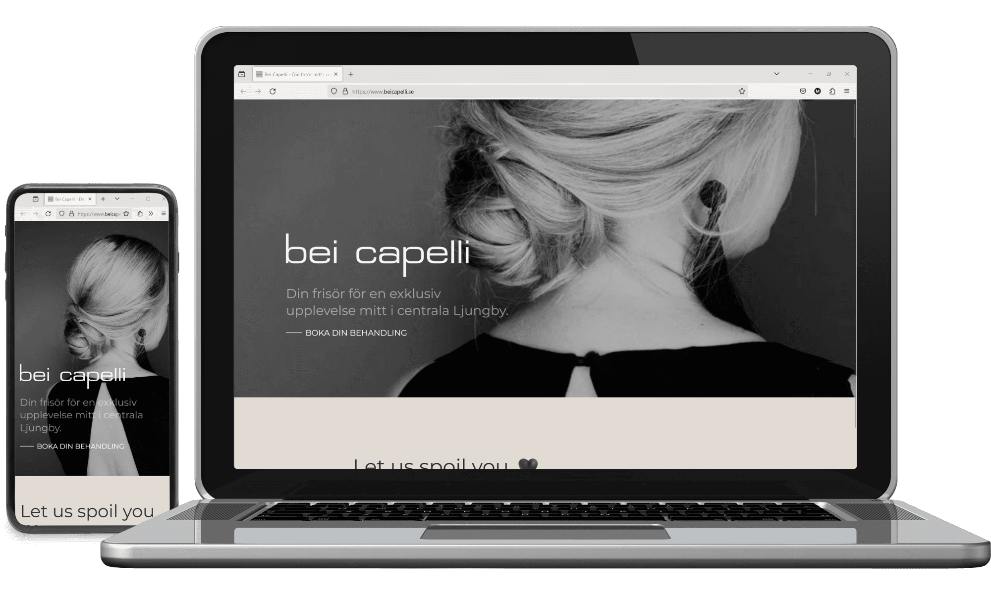 Digitalt visitkort Bei Capelli