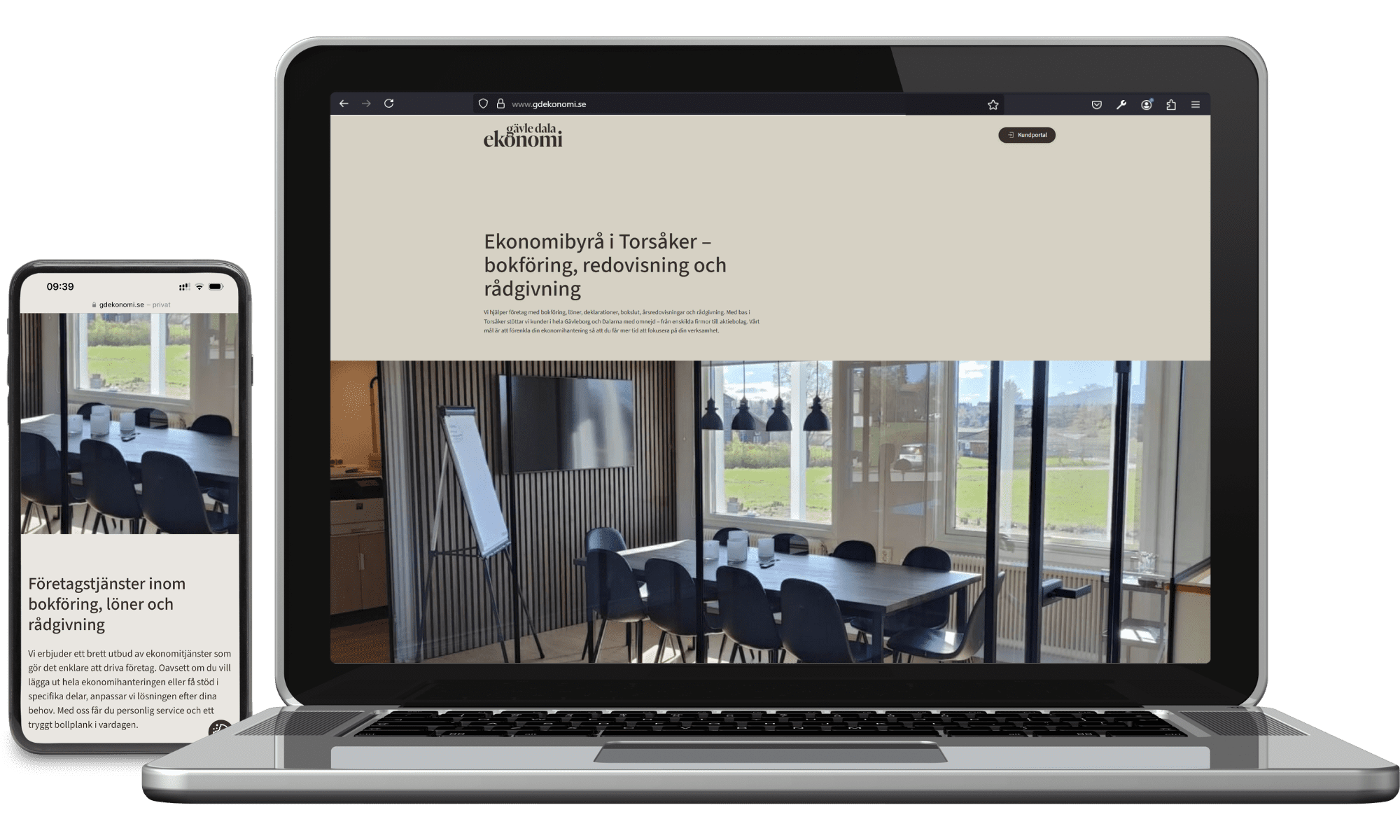 Digitalt visitkort Gävle Dala Ekonomi