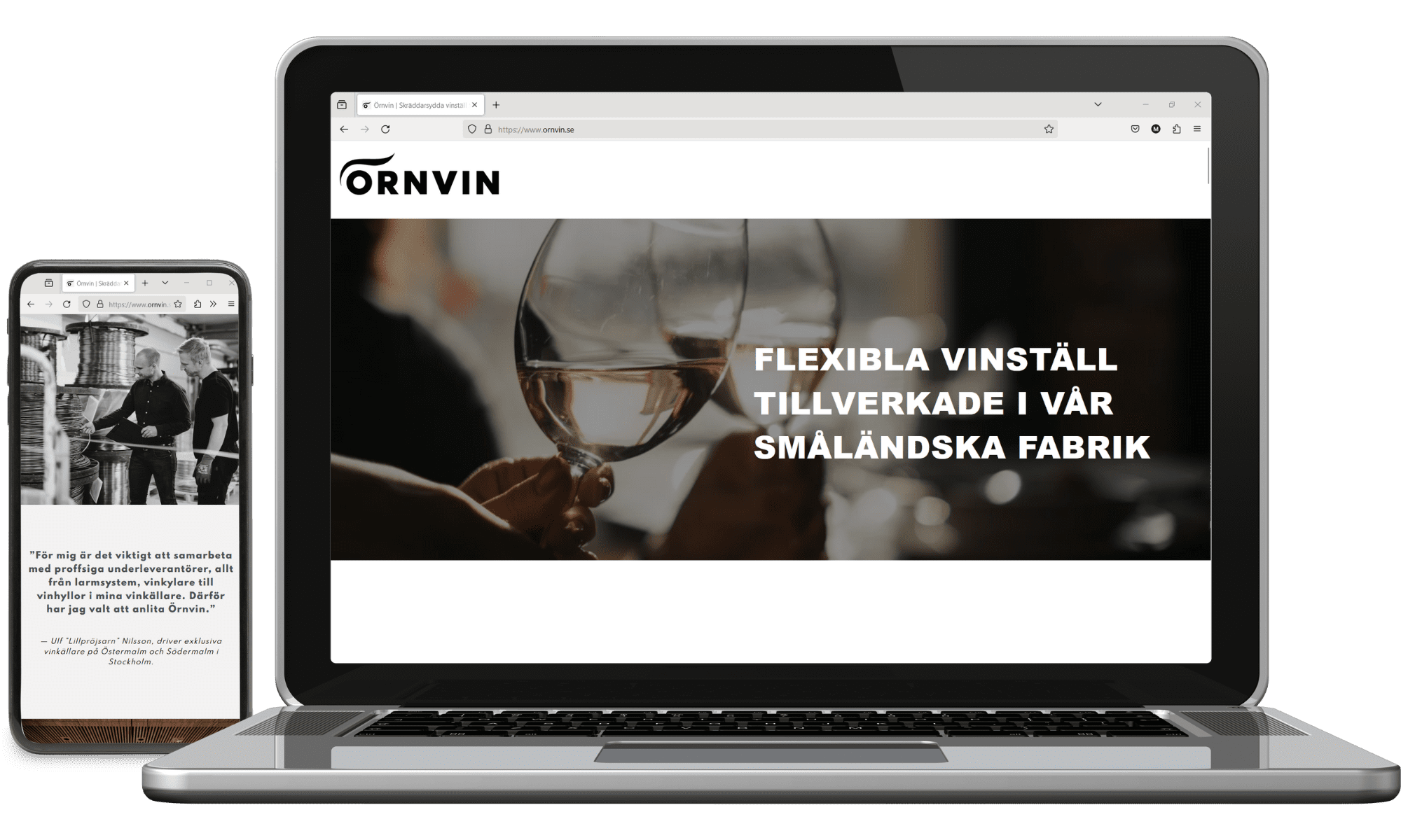 Digitalt visitkort Örnvin